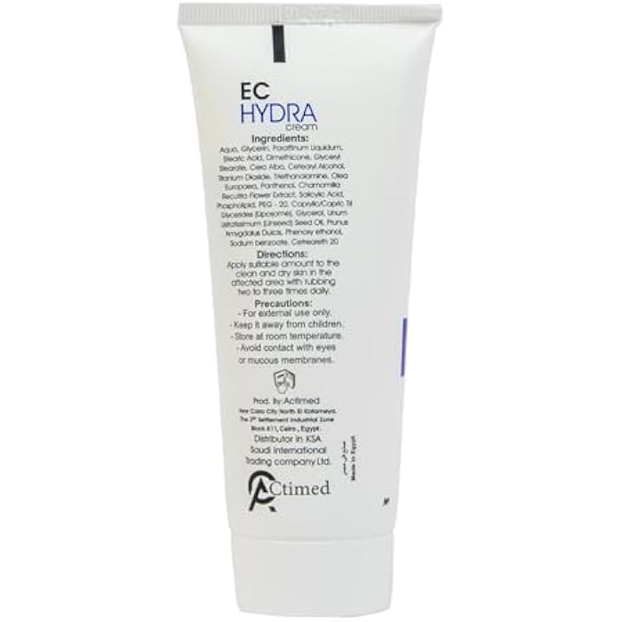EC Elle Certain EC Hydra Cream Ceramide,Panthenol, Dimethicone Moisturizing Cream For Dry To Very Dry Skin Soothing Emollient 100gm - Image 2